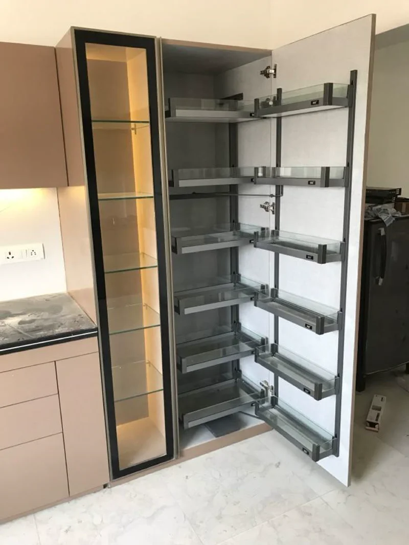 Luxury Walk-In Pantry with LED Lighting - RR Design World