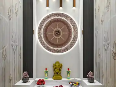 OM Mandala Ceiling interior design Bhubaneswar