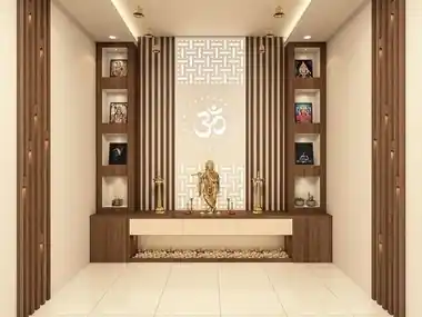 OM Lattice Backdrop interior design Bhubaneswar